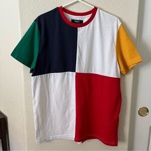 Men’s Forever 21 Short Sleeve Color Block T-Shirt